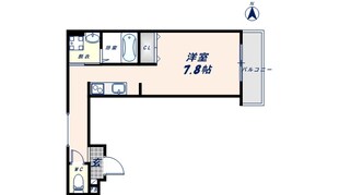 長瀬駅 徒歩5分 1階の物件間取画像